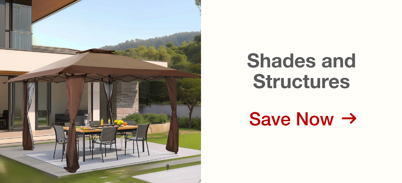 Shades and Structures on Sale