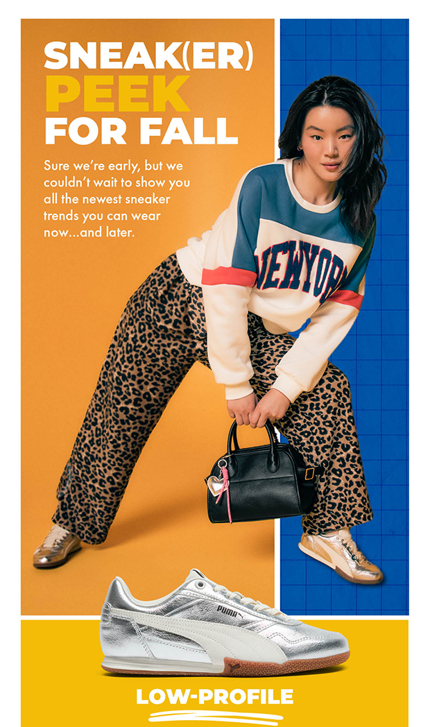 Sneak(er) Peek For Fall - Low-Profile