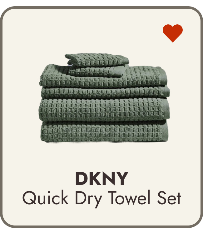 DKNY Quick Dry 6-pc Towel Set