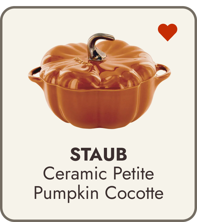 STAUB Ceramic 16-oz Petite Pumpkin Cocotte