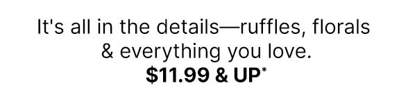 $11.99 & Up Dresses