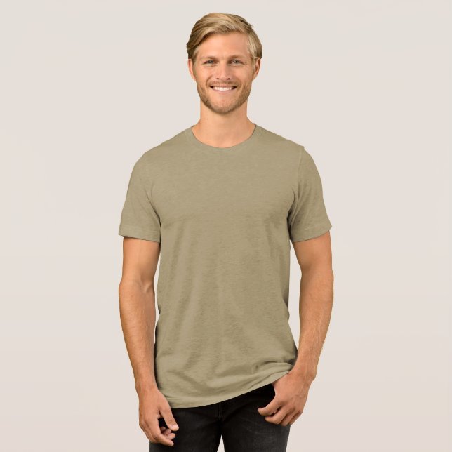 Image of a men's tri-blend t-shirt