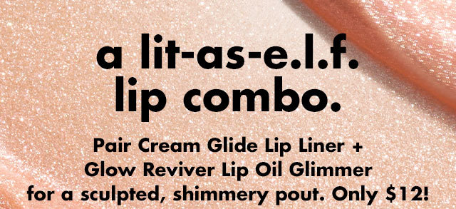 a lit-as-e.l.f. lip combo