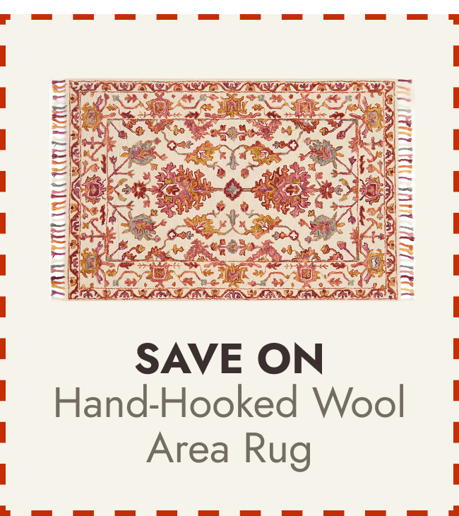 Alexander Home Sahara Botanical Berry Hand-Hooked Wool Area Rug