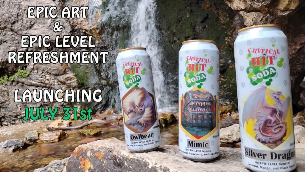 Critical Hit Soda - Real Artists, Real Ingredients!