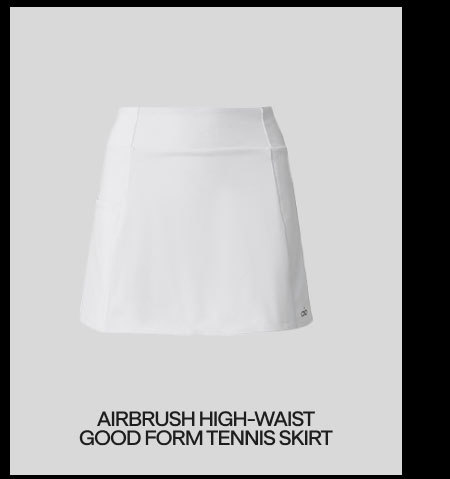 AIRBRUSH HIGH-WAIST GOOD FORM TENNIS SKIRT