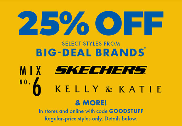25% Off - Select Styles From - BIG-DEAL Brands
