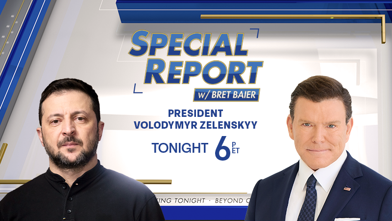 Volodymyr Zelensky on Special Report at 6:00pm