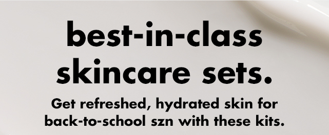 Best-in-class skincare sets