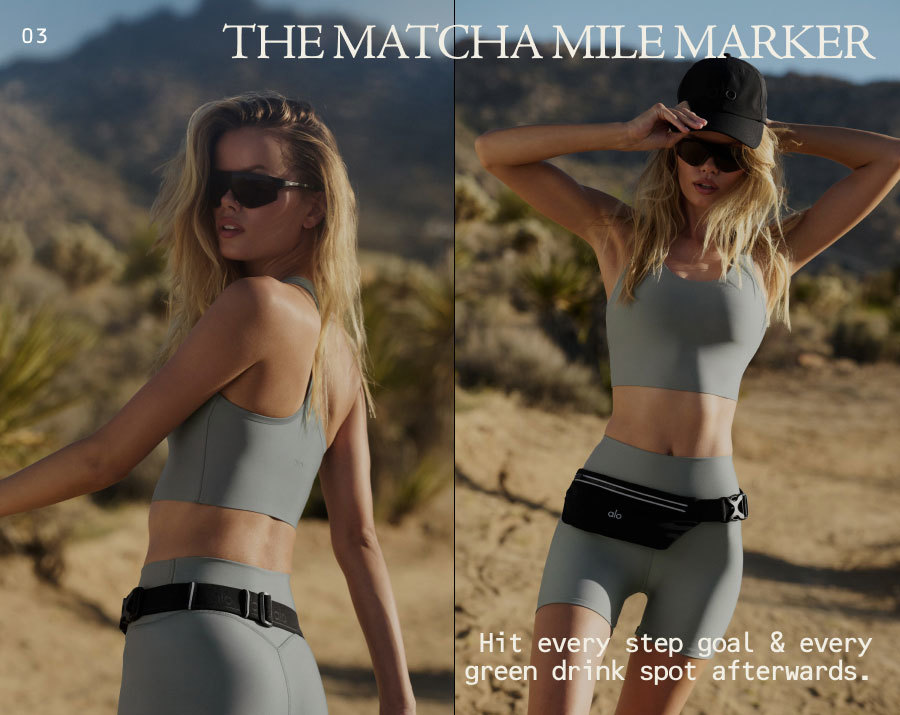 THE MATCHA MILE MARKER HIT EVERY STEP GOAT & EVERY GREEN DRINK SPOT AFTERWARDS