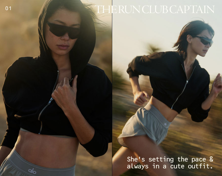 THE RUN CLUB CAPTAIN SHE'S SETTING THE PACE & ALWAYS IN A CUTE OUTFIT.