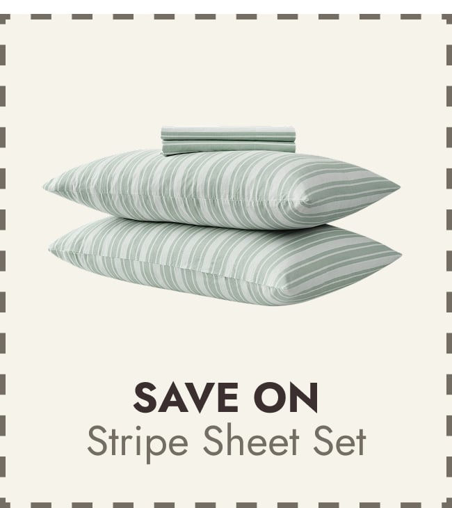 The Farmhouse by Rachel Ashwell Wide Ticking Stripe 4 Piece Sheet Set