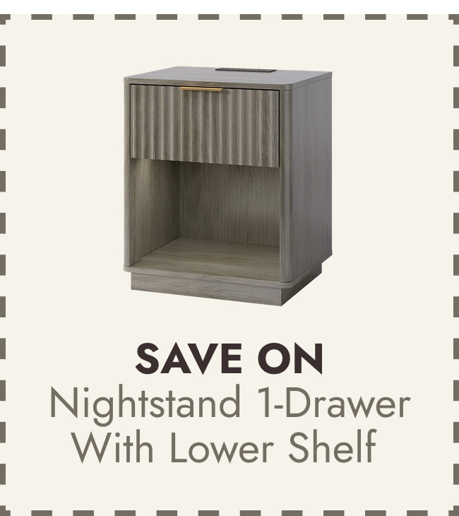 Single Drawer Nightstand 