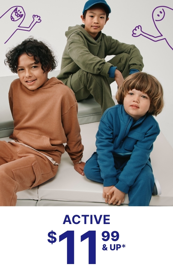 $11.99 & Up Active