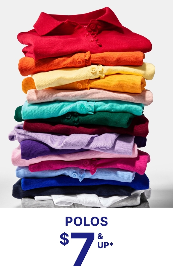 $7 & Up Polos