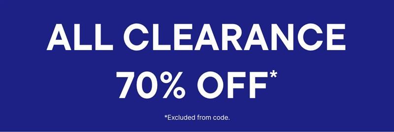 70% off Clearance