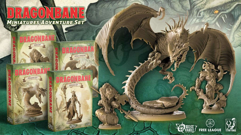 Dragonbane RPG Miniatures — Northern Beasts