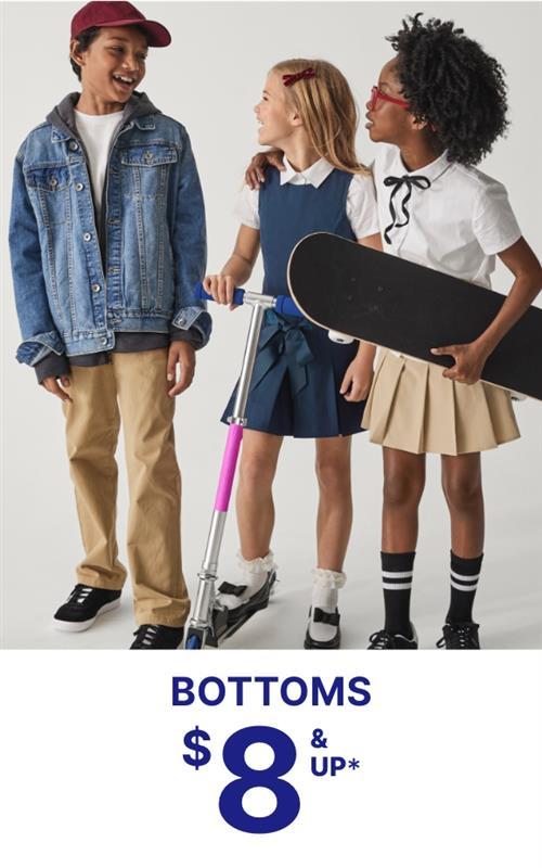 $8 & Up Uniform Bottoms