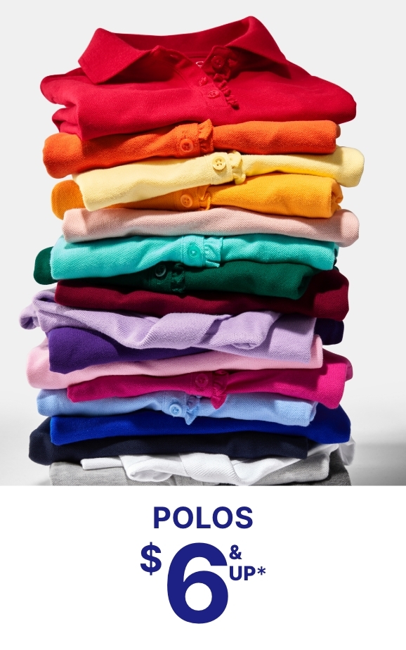 $6 & Up Polos