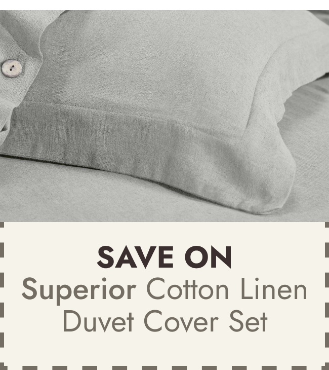 Superior Cotton Linen Garment Washed 3 Piece Duvet Cover Set