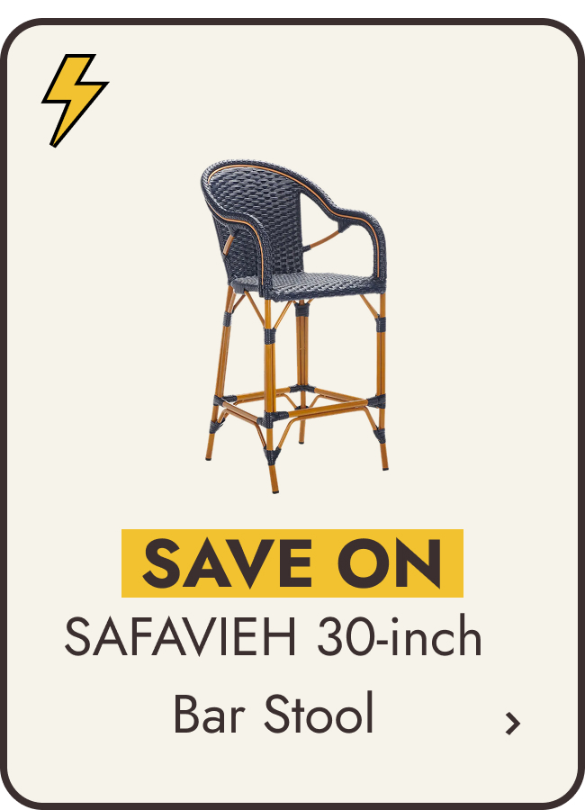 SAFAVIEH California 30-inch Bar Stool