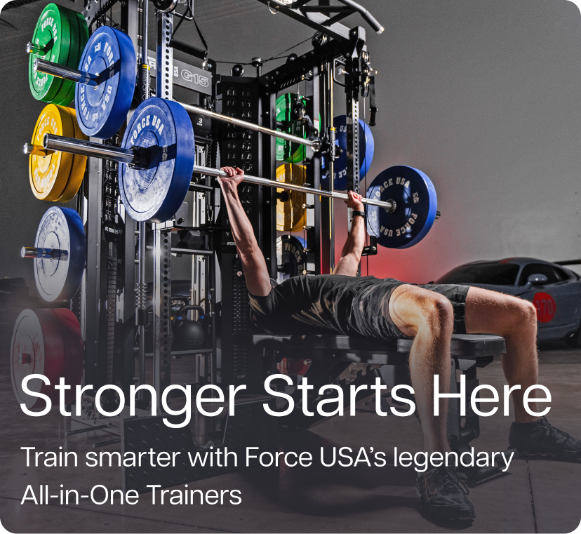 Stronger Starts Here. Train smarter with Force USA's legendary All-in-One Trainers. Stronger Starts Here. Train smarter with Force USA's legendary All-in-One Trainers.