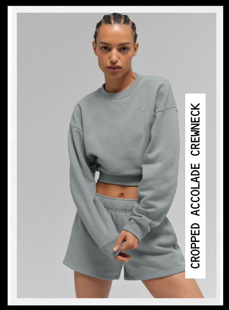 CROPPED ACCOLADE CREWNECK