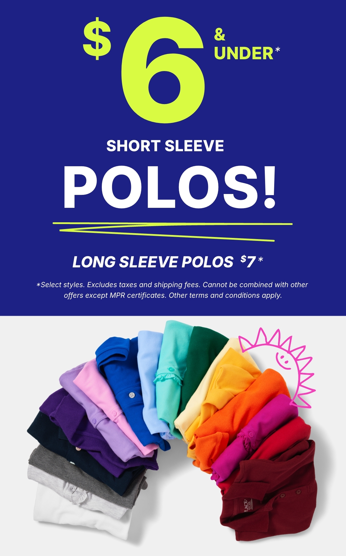 $6 & Under Polos