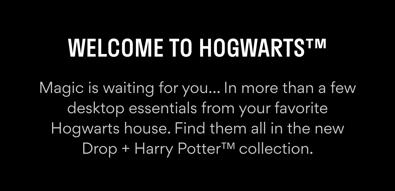 Welcome to Hogwarts