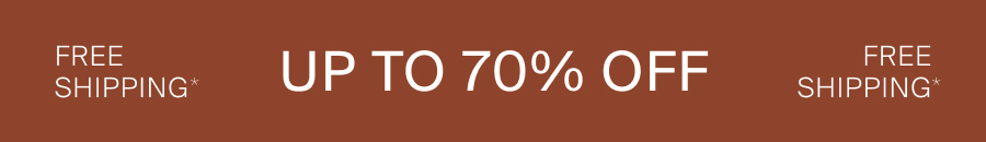 Free Shipping + Up to 70% Off