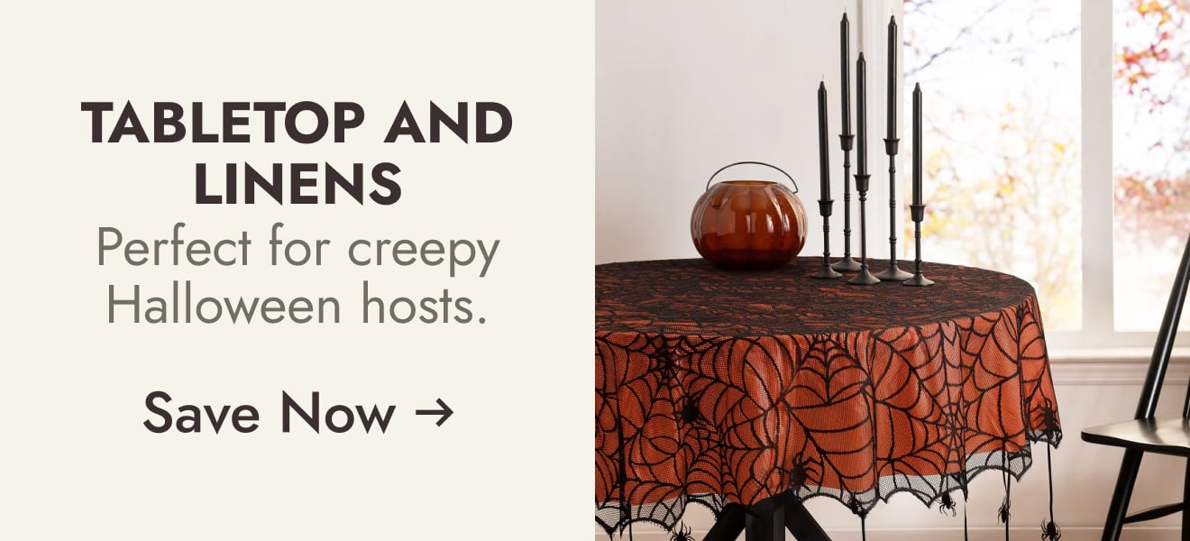 Halloween Tabletop and Linens