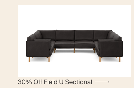 Field Leather 8-Piece U Sectional