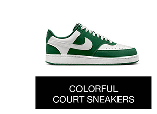 COLORFUL
COURT SNEAKERS