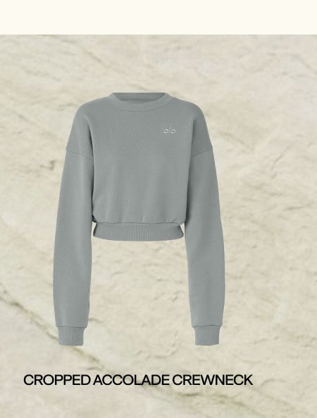 CROPPED ACCOLADE CREWNECK