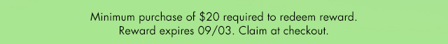 Shop Claim at checkout
