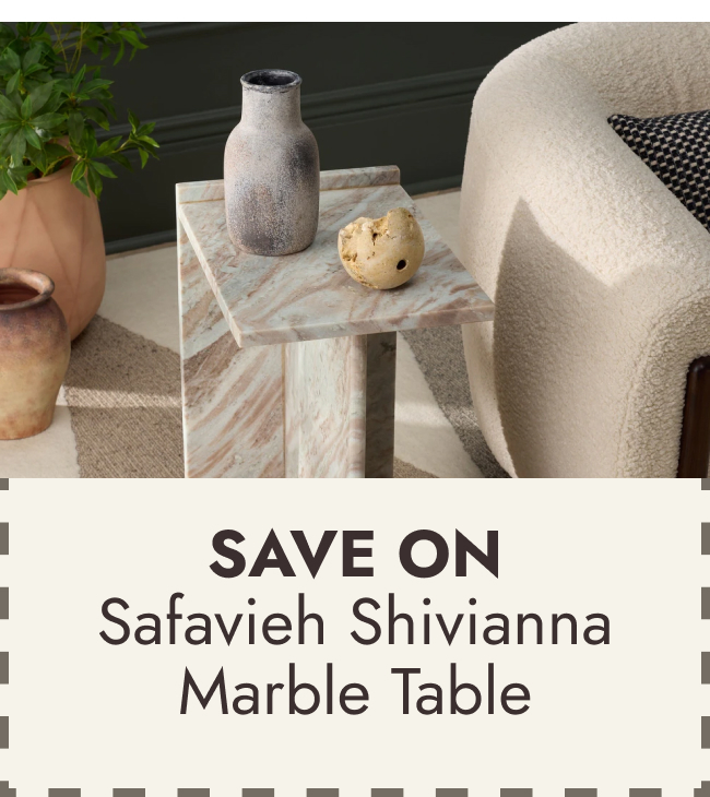 SAFAVIEH Home Shivianna Marble Side Table