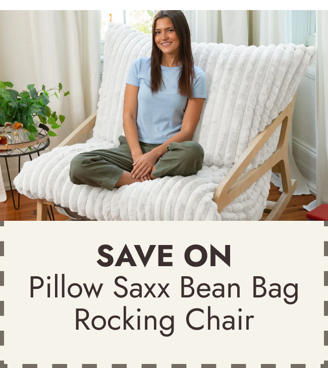 Pillow Saxx Bean Bag Rocking Chair