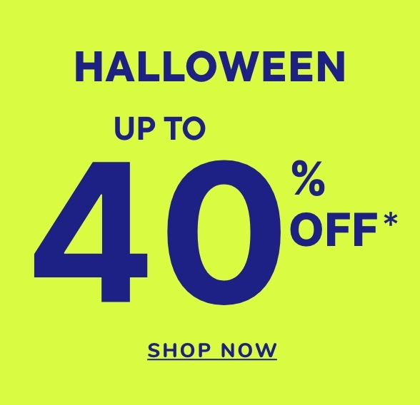 Up to 40% off Halloween