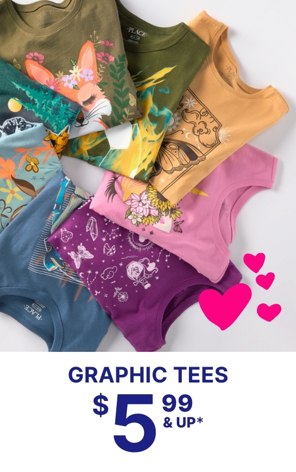 $5.99 & Up Graphic Tees