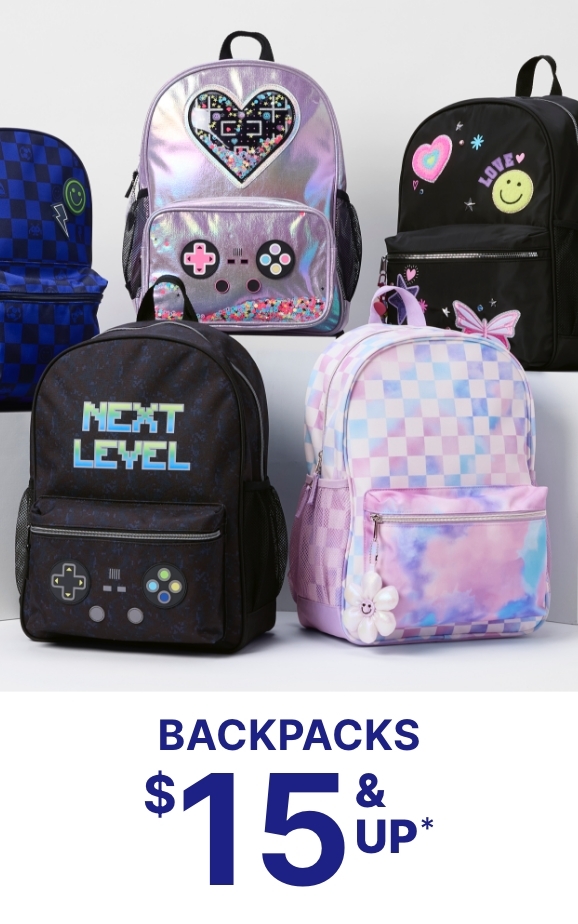 $15 & Up Backpacks