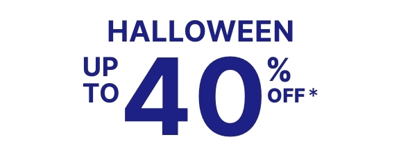 Up to 40% off Halloween