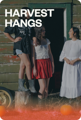 Harvest hangs Harvest hangs