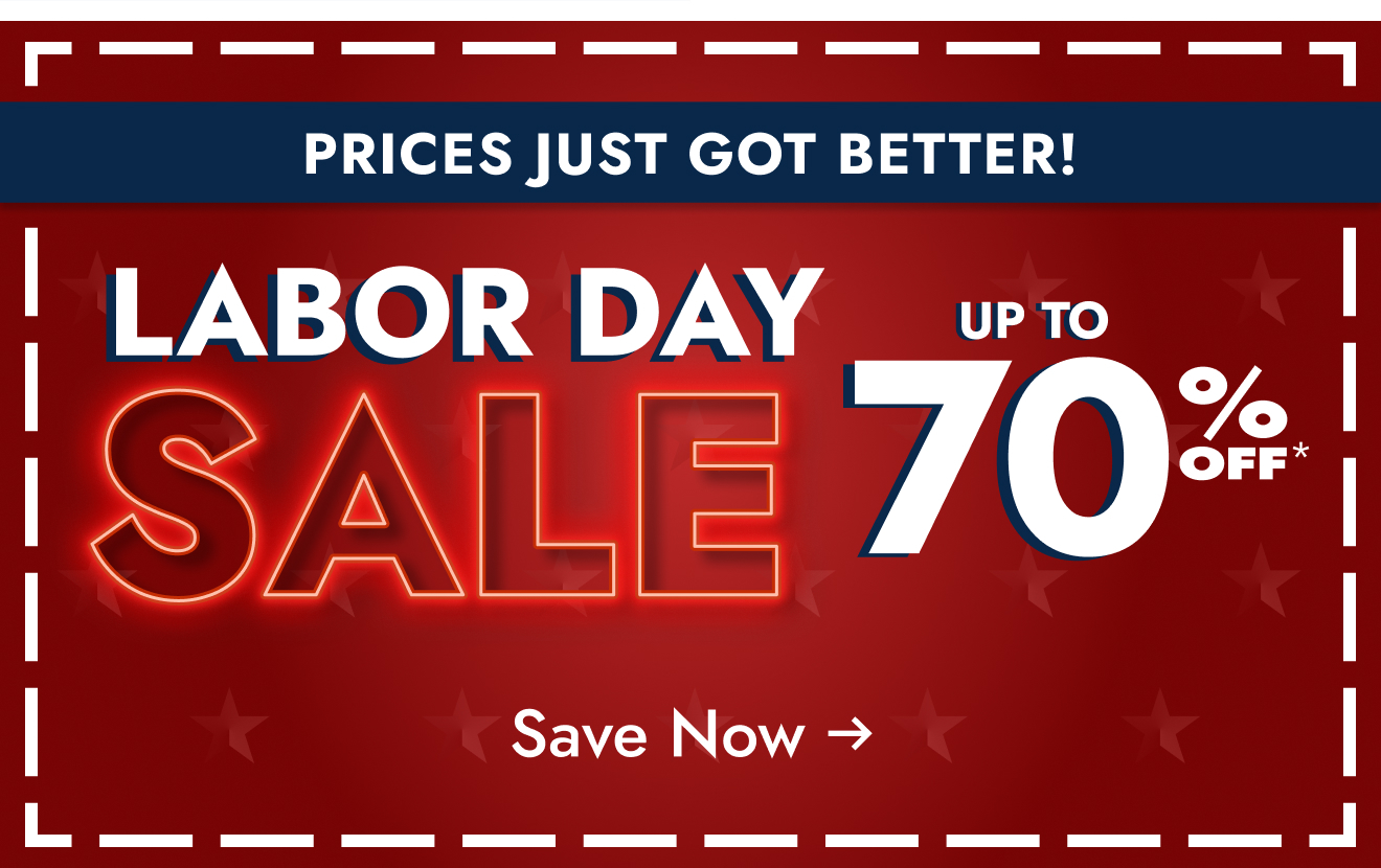 Labor Day Sale is here