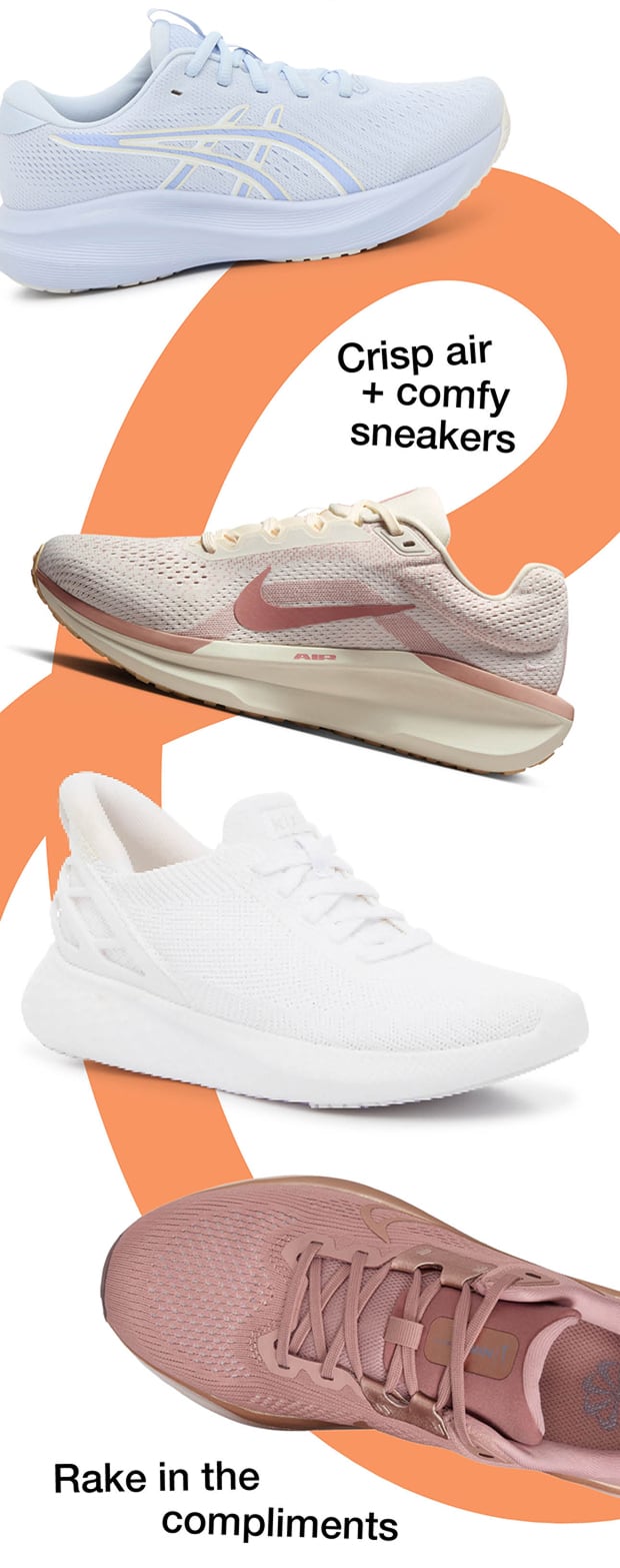 Crisp Air + comfy Sneakers