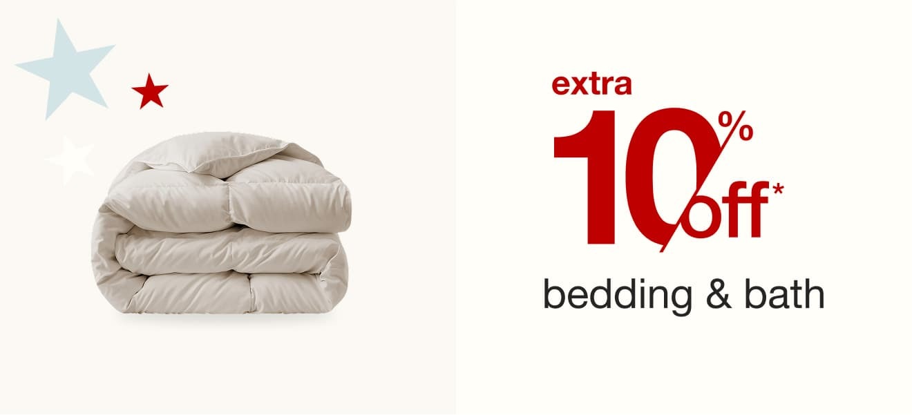 Extra 10% Off Sale Bedding and Bath