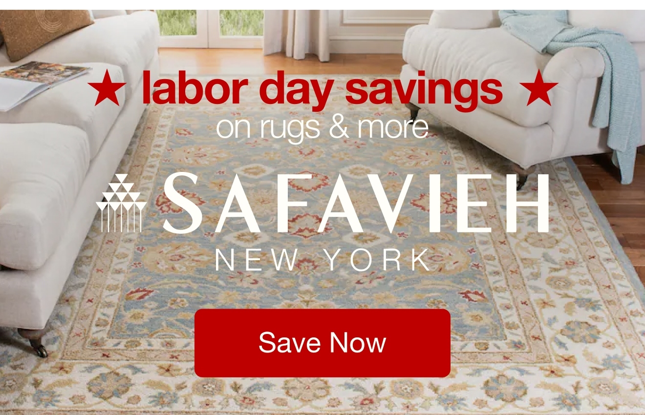 Safavieh: Big Labor Day Savings Rugs & More