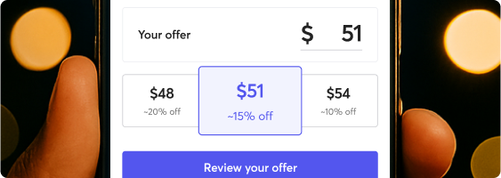 Send private offers