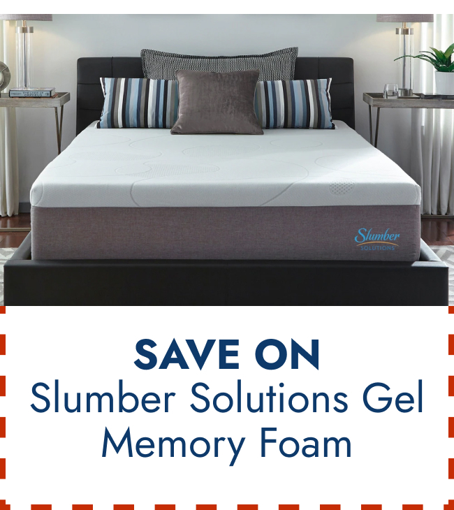 Slumber Solutions 14-inch Gel Memory Foam Choose Your Comfort Mattress - White