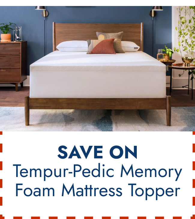 Tempur-Pedic Memory Foam Mattress Topper