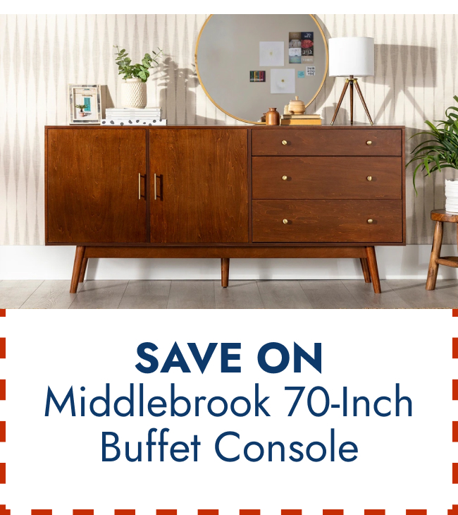 Middlebrook 70-inch Mid-Century Modern Buffet Console